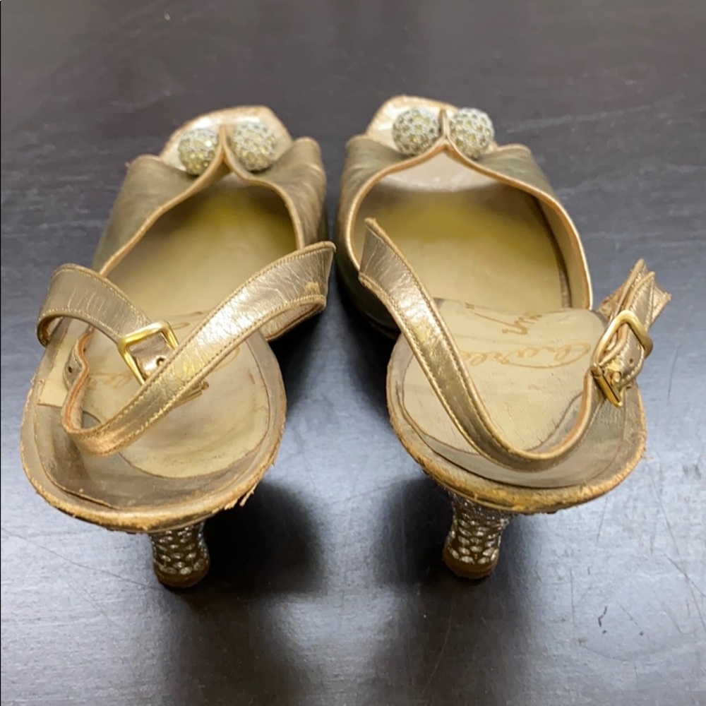 Charles Jacques Loup Heels Sz 5 - Picture 12 of 16